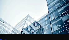 Modern office buildings